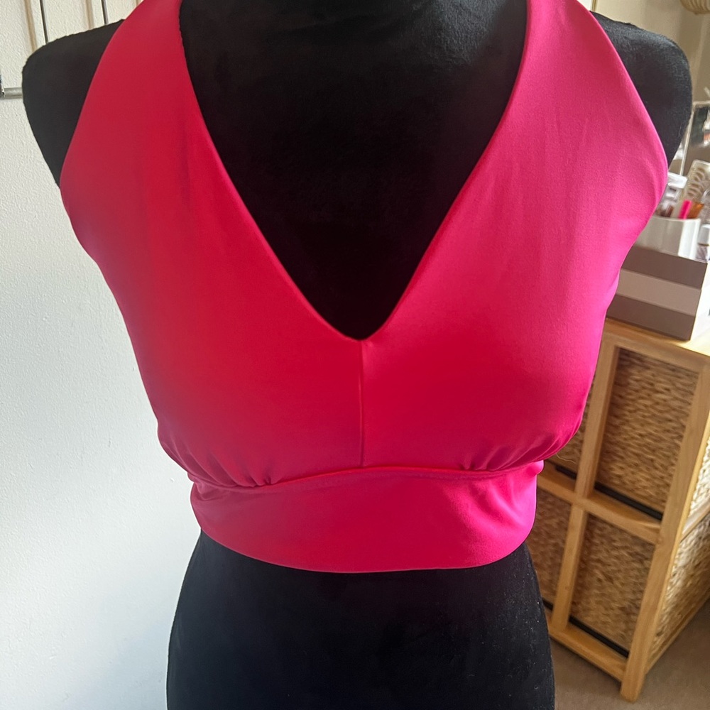 Athleta Women's Pink Bikini Top